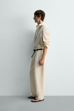 CAMISA REGULAR FIT POPEL?N LIMITED EDITION / Crudo - Zara фото 4