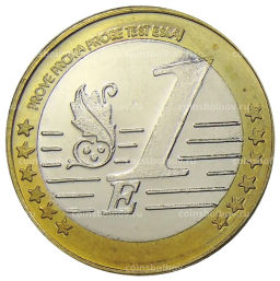 1 евро 2005 года Лапландия (Проба, Unusual)