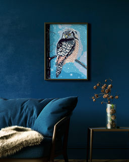 ФРЕЯ PKZ/PM-091 Набор для раскрашивания по номерам (на картоне) 40 х 30 см Сова в сумерках