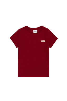 Erkek _ocuk Pembe Bisiklet Yaka Ti__rt