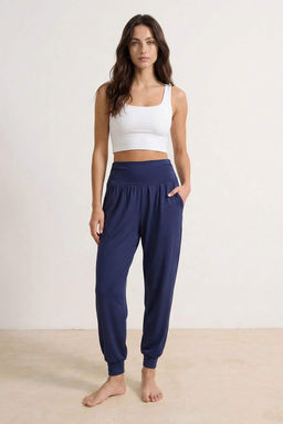 Lacivert Dalg__/Scuba Kuma_ Spor _rme Yoga Pantolonu/E_ofman Alt_ THMSS26EA00008 - Trendyolmilla фото 4