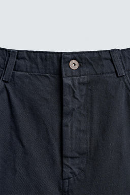 PANTAL?N CARGO STRAIGHT FIT / Marino oscuro - Zara фото 10
