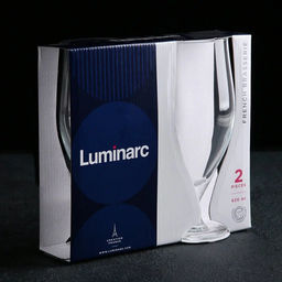 Набор бокалов 2шт.х620мл ФРАНЦУЗСКИЙ РЕСТОРАНЧИК арт.N6027 /Люминарк/