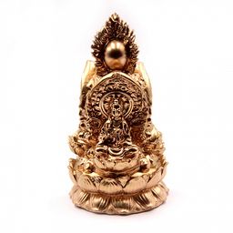 Фигурка Фен Шуй Три Будды в лотосе Просветление исцеление и защиту 15см-8см 403гр ХРУПКОЕ