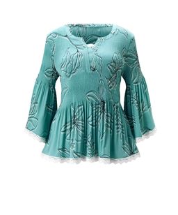 Блузка, шалфей - Linea tesini фото 2