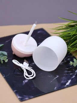 Настольный увлажнитель воздуха "Bear", pink, (портативный, USB)