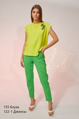 122-1 Джинсы - Niv niv  fashion фото 4