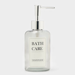 Дозатор для мыла, 300 мл, стекло, прозрачный - Simaland фото 2