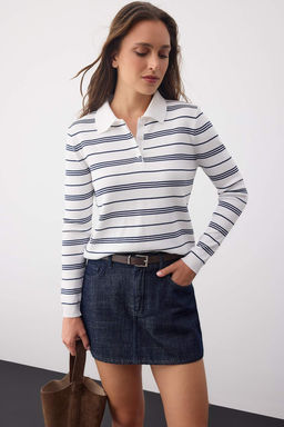 Wardrobe Essentials Ekru Premium IplikTriko Kazak | TWOAW26KZ00142