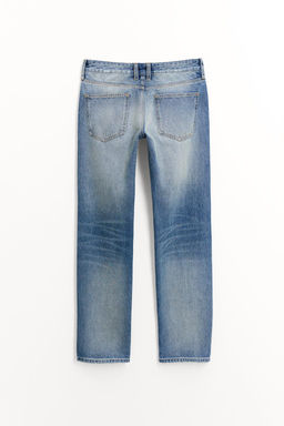 ZW COLLECTION STRAIGHT-LEG MID-RISE JEANS - Zara фото 2