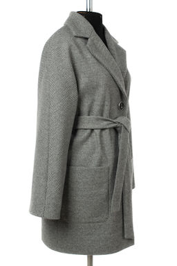 01-10544 Пальто женское демисезонное (пояс)