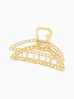 Цена за 2 шт. Крабик для волос «Дороти», контур, 7 см, золото