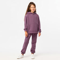 RODOS Толстовка для девочки М-268 Винный