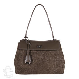 Сумка женская кожаная 9766VGAA khaki Vitelli Grassi/30  в Новосибирске