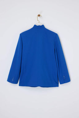 Saks Dik Yaka Astarl? Vatkal? Blazer Ceket TWOSS26BC00036 - Trendyolmilla фото 3