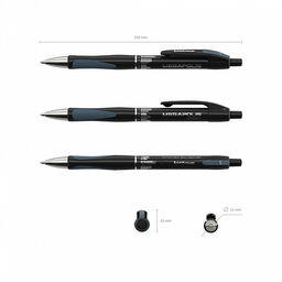 Цена за 12 шт. Ручка шариковая автоматическая ErichKrause MEGAPOLIS® Matic&Grip 0.7, Super Glide Tech, цвет чернил черный (в коробке по 12 шт.)  фото 11
