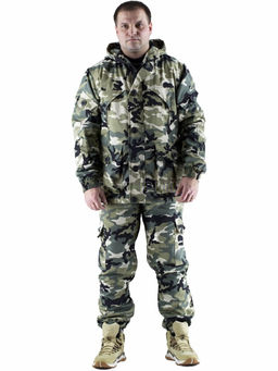 Утепленный демисезонный костюм Forest trail Nappa для активного отдыха (горка на флисе) - Rax фото 5