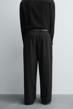 PINSTRIPED PLEATED TROUSERS - Zara фото 14