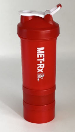 Бутылка/Шейкер MET-Rx SHS-450 красная, для спортивного питания 450ML/уп50