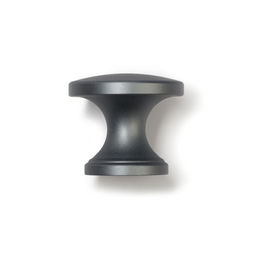 Ручка-кнопка мебельная CAPPIO RK148, d=30 мм, графит