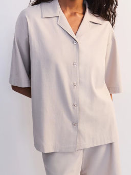 Блуза оверсайз из хлопка и вискозы ZR2605012010-60 / Zarina