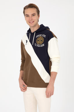 Erkek Comfort Fit Kap_lonlu Haki Sweatshirt - U.s. polo assn фото 3