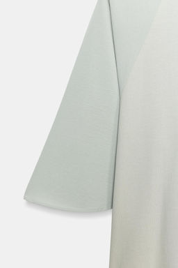 CAMISETA COMBINADA / Azul / Gris - Zara фото 7