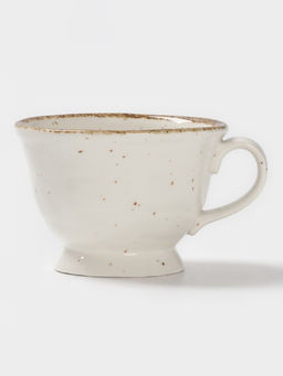 Чайная пара Magistro Alpine Frost, 2 предмета: чашка 245 мл, блюдце d=15 см, фарфор, белая