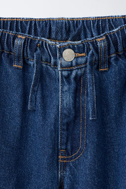 BERMUDA DENIM FLUIDA / Azul medio