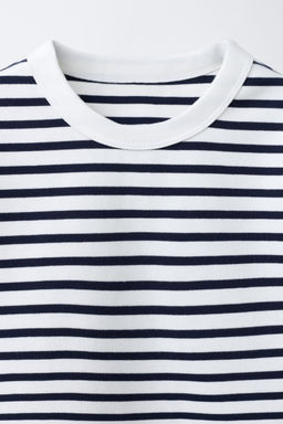 INTERLOCK STRIPED T-SHIRT - Zara фото 8