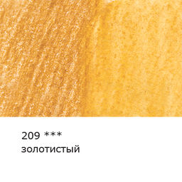 VISTA-ARTISTA Gallery VGWP Карандаш акварельный художественный заточенный 6 шт. 209 Золотистый (Golden)