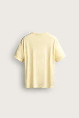 CAMISETA REGULAR FIT LIGHTWEIGHT / Amarillo - Zara фото 8