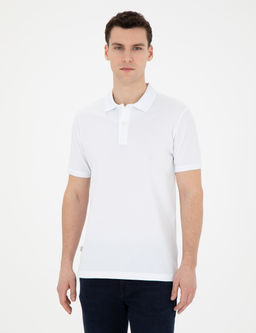 Beyaz Slim Fit Basic Ti__rt