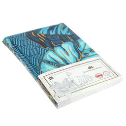 Пододеяльник Евростандарт на пуговицах Тропики 220х215см, бязь Комфорт 121г/м2, хлопок 100%, упаковка классическая ПВХ 28х41см, Домашняя мода (Россия)  фото 2