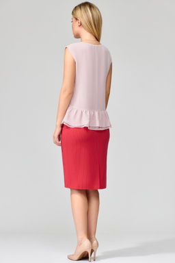 Костюм из жакета, блузки и юбки - Gizart фото 11