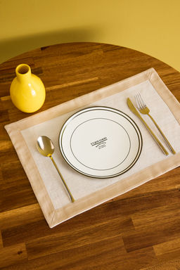 4lu Minimal Desenli Porselen Pasta Tabag? 21cm TPHAW26TBK00018