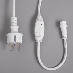 Гирлянда «Занавес» 2×1.5 м, IP65, УМС, белая нить каучук, 300 LED, свечение тёплое белое, 220 В