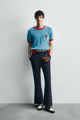 CONTRAST KNIT T-SHIRT HARRY LAMBERT FOR ZARA X DISNEY