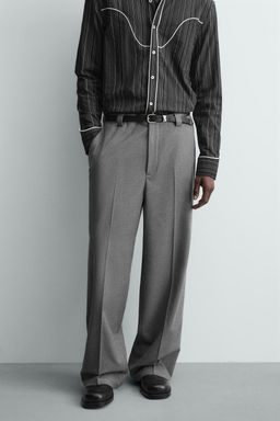 FLOWING WIDE-LEG TROUSERS - Zara фото 2