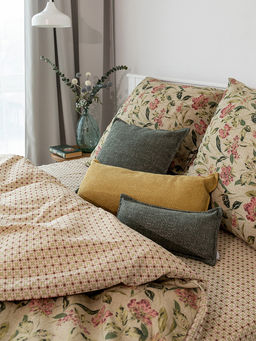 Комплект постельного белья 1,5-спальный зелёный бязь