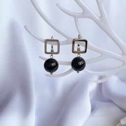 Серьги крупные с Агатом