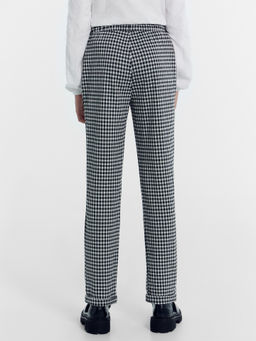 Классические брюки для девочек с принтом клетка виши - Mark formelle фото 4