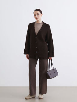 V Yaka Kad?n Triko H?rka