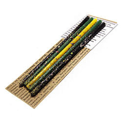 Набор свечей c травами Свечи Сатурна От порчи и черной магии Зверобой крапива папоротник уп-5шт 16см