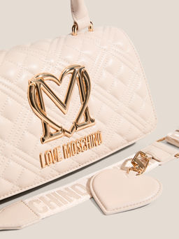 Женская сумка с ручкой LOVE MOSCHINO ALLURE Артикул 4561298, молочно-белый  фото 2