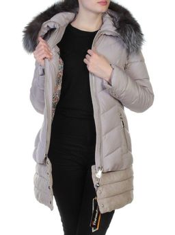 YM-L916 Пальто с мехом чернобурки KSA - Fashion фото 8