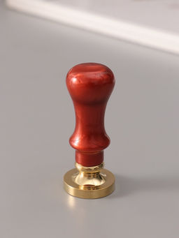 Печать для сургуча с пластиковой ручкой «Буква W на вензеле», 2.5×2.5×6.3 см