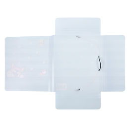 Лео Учись Папка на резинке A5 LRF-07 450 мкм 25 мм песок 6 шт. 04-Корги