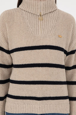 Женский свитер с v-образным вырезом и камнями Неожиданная скидка в корзине - U.s. polo assn фото 6