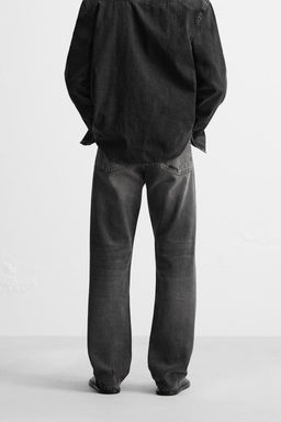 STRAIGHT FIT RIP JEANS - Zara фото 3